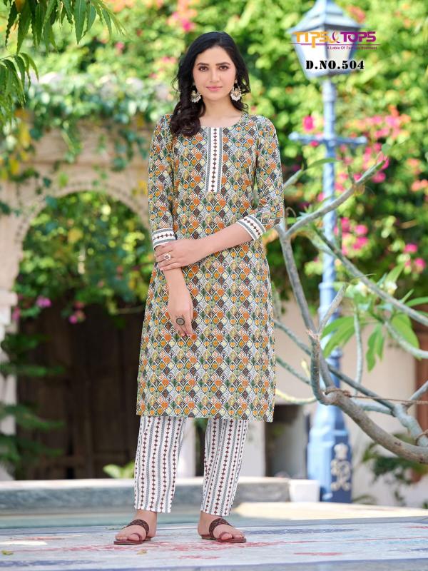 Tips And Tops Cotton Candy Vol 5 Summer Kurti With Bottom Collection